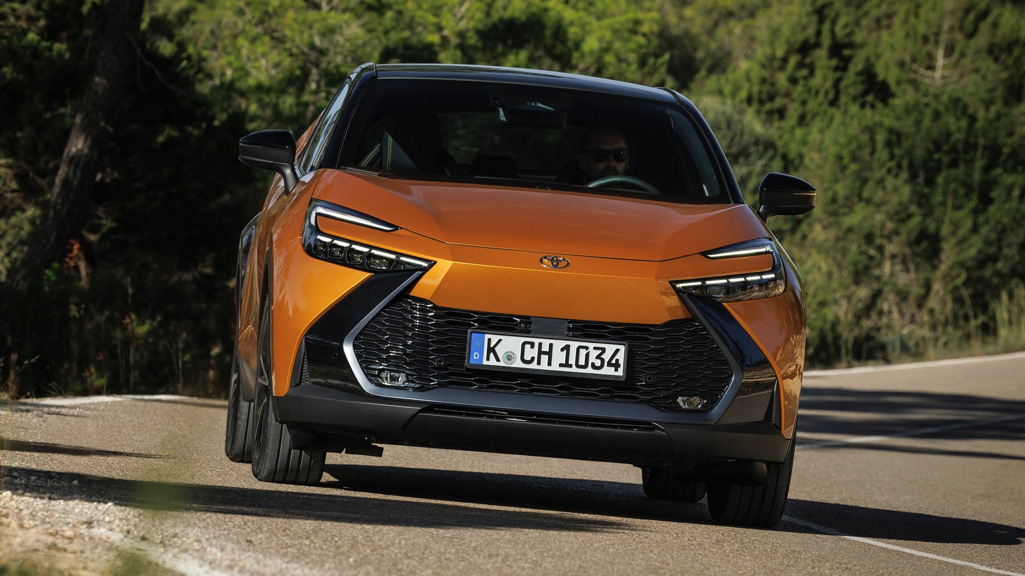 Virages avant du Toyota C-HR