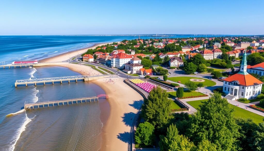 villes thermales de Pologne au bord de la mer Baltique