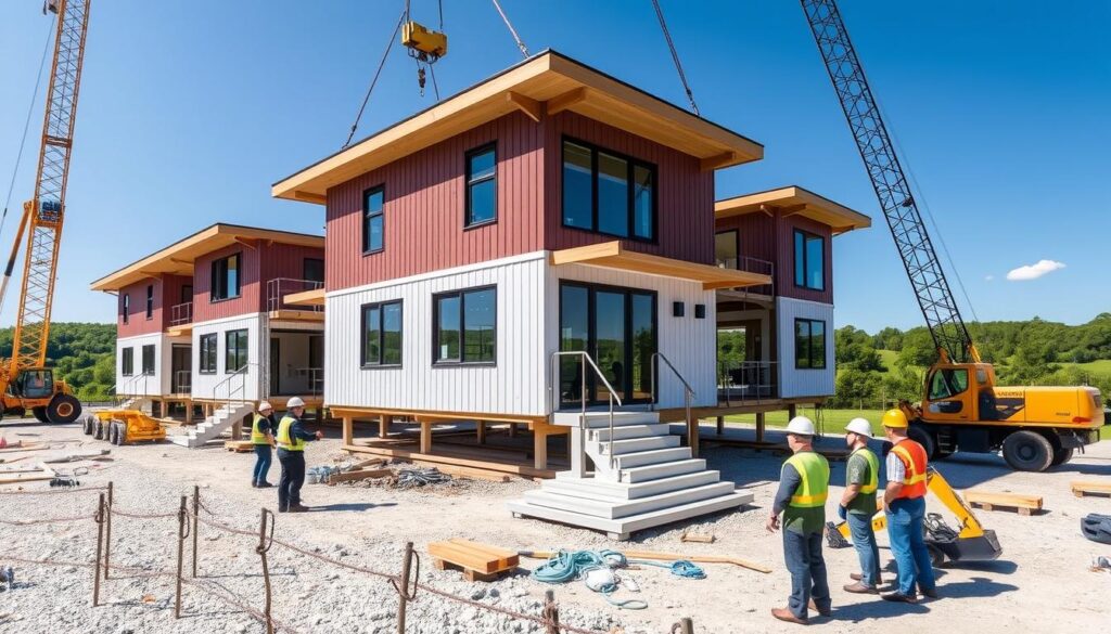 construction de maisons préfabriquées